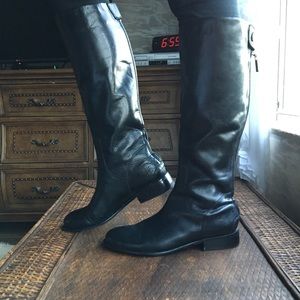 Franco Sarto knee high leather boots